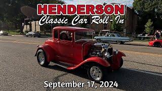 HUGE CLASSIC CAR ROLL IN !!! Henderson Classic Car Show 9/17/2024 - muscle cars - street rods