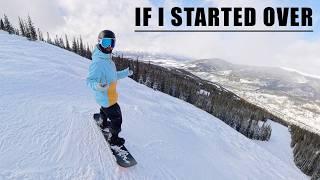 If I were to start SNOWBOARDING all over #snowboarding