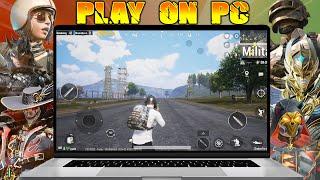 How To Play PUBG MOBILE on PC & Laptop ▶ Download & Install PUBG MOBILE on PC