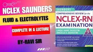 NCLEX SAUNDERS | FLUID & ELECTROLYTE | COMPLETE #nursing #nursingofficer