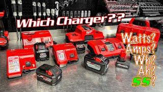 Does It REALLY Matter? Milwaukee Battery Chargers - Which do you need?