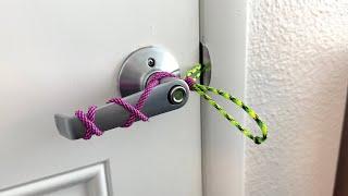 Deadbolt Knot for your Hotel Room