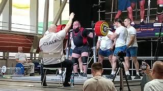 Lugovoy Alexander RAW squat 410kg. Super-Cup of Titans 2023