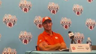 Dabo Swinney says Clemson got their "butts kicked" by Georgia football