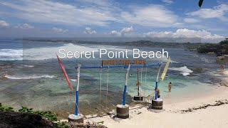  Secret Point Beach / Nusa Ceningan / Indonesia [4k drone relax video]