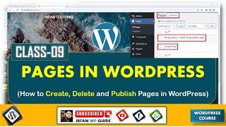 Pages in wordpress Explained Irfan WP Guide