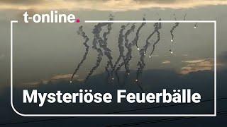 Mysteriöse Objekte regnen vom Himmel – Spekulationen über Herkunft