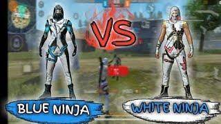 White Ninja VS blue Ninja 1v1||@arbazyt7269 @5StarGaming_3 #free fire 