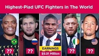 Top 10 Highest-Paid UFC Fighters in The World | 2023