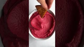 ARE YOU EATING BEETS? Why you should be! Make this high protein beet hummus now HEALTHY, vegan yum