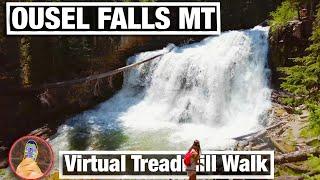 City Walks - Ousel Falls In Big Sky Montana - Summer - Virtual Treadmill Trail Walking Tour