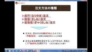 【株の学校123・株式投資初心者入門編】株を始めたい方へ・株の注文方法・買い方を解説！