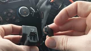 How to remove charger door on GoPro hero7 black USB charging while mounted