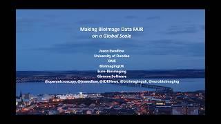 Making Bioimage Data FAIR on a Global Scale, Dr. Jason Swedlow