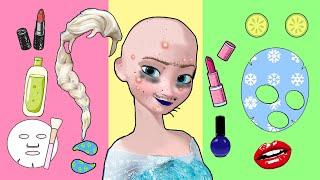 Blind Bag Paper Skincare ASMR Elsa Frozen