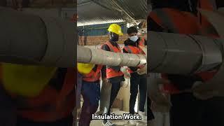 Ducting Insulation Work interview #video .#insulation #interview #viralvideo ‍️