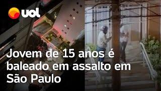 Jovem é baleado em assalto no bairro de Perdizes, em São Paulo; veja vídeo