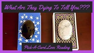 WHAT’S THE PERSON ON YOUR MIND DYING TO TELL YOU?️Pick-A-Card Love Reading️