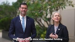 UN ASG Ulrika Modeer and Swedish Minister Johan Forssell, UNDP Bangladesh, 2024