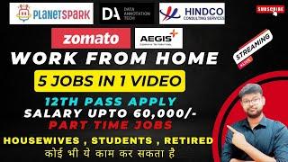 JOBMELA - WORK FROM HOME JOBS WITHOUT INVESTMENT | PART TIME JOBS | LIVE | WFH JOBS #jobs #live #wfh