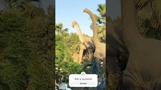 Jurassic roaring dinosaur|adventures park|animals|#villagelife #animals #dinosuars #trending #foryou