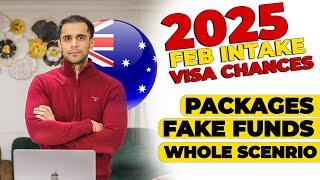 2025 Feb Intake Visa Chances  Packages, Fake Funds Whole Scenario