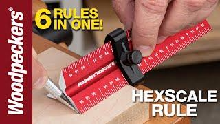 HexScale Rule | Woodpeckers Woodworking Tools