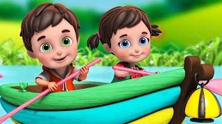 Row Row Row Your Boat | baby shark | +best Nursery Rhymes & Baby Songs - Jugnu kids English