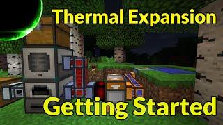 Thermal Expansion: Basics (Power, Machine Menus, Automation) | Modded Minecraft Tutorial