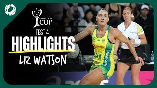 Constellation Cup Test 4 - Liz Watson Highlights | Australian Diamonds