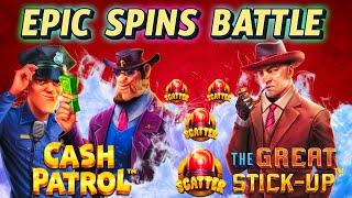 The Great Stick Up Vs Cash Patrol (Epic Spins Battle)