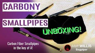 Unboxing! Carbon Fiber Smallpipes by Carbony Celtic Winds - Matt Willis Bagpiper