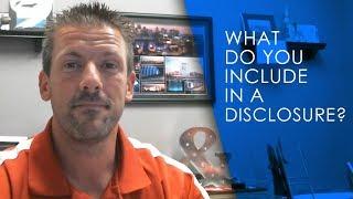 Kansas City Real Estate Agents: What do you include in a disclosure?