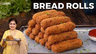 Bread Rolls | Evening Snacks Recipe | Finger Food | Tea Time Snacks | Bread Recipe | Veg Roll