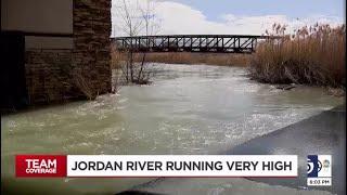 South Jordan residents are 'anxious' as water levels from Jordan River on the rise