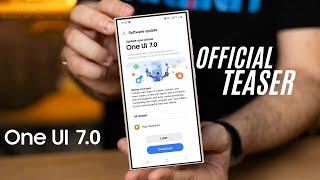 One UI 7.0 Android 15 - OFFICIAL TEASER!!