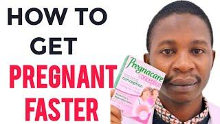 How to get pregnant/conceive faster with pregnacare tablets.