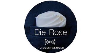 Einstecktuch Falten Rose I fliegen-faenger.de I FLIEGENFAENGER®