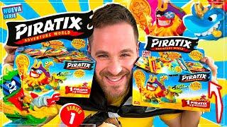 Piratix Adventure World UNBOXING 2 CAJAS CON 24 SOBRES GOLDEN TREASURE Series 1 en Pe Toys