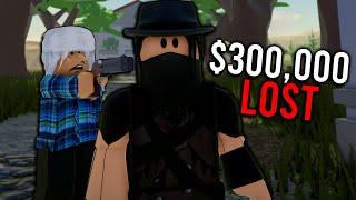 How I Almost Lost $300,000 Because of a BET.... Roblox Wild West