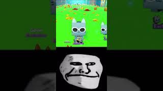 Pet Simulator X Challenge | Troll Face Meme #shorts #roblox