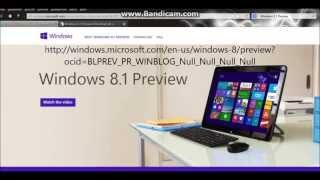 Tutorial * Windows 8.1 (blue) Preview * ISO Image download * all Language