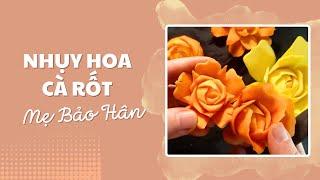 Hướng dẫn làm nhụy hoa từ cà rốt | Mẹ Bảo Hân