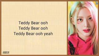 STAYC (스테이씨) - ' Teddy Bear' Easy Lyrics.