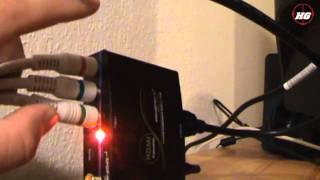 Tutorial: HD PVR on a Computer monitor. Component to HDMI Conversion.