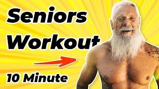 10 Best Exercises for Seniors (10 Minute Low Impact Home Workout for Elderly)