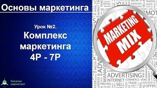 Комплекс маркетинга 4P-7P.  Маркетинг микс. Основы маркетинга. Урок 2