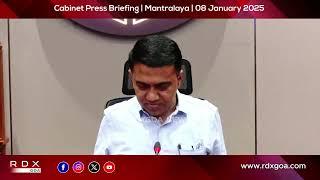 Cabinet Press Briefing (Mantralaya) 08th January 2025