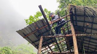 Building a roof, finishing the roof on stilts |Sương thảo nguyên