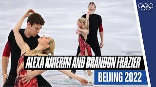 Alexa Knierim and Brandon Frazier's Skate Performance to House Of The Rising Sun ️🪩 | Beijing 2022